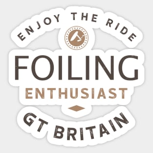 Foiling Enthusiast - Gt Britain Sticker